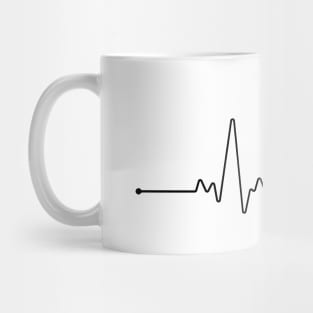 Heart Line Or Heart Beats Mug